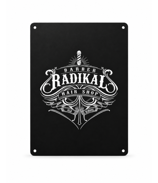 Cette plaque en tôle  est une superbe décoration, que ce soit pour Shop, le salon ou le garage.